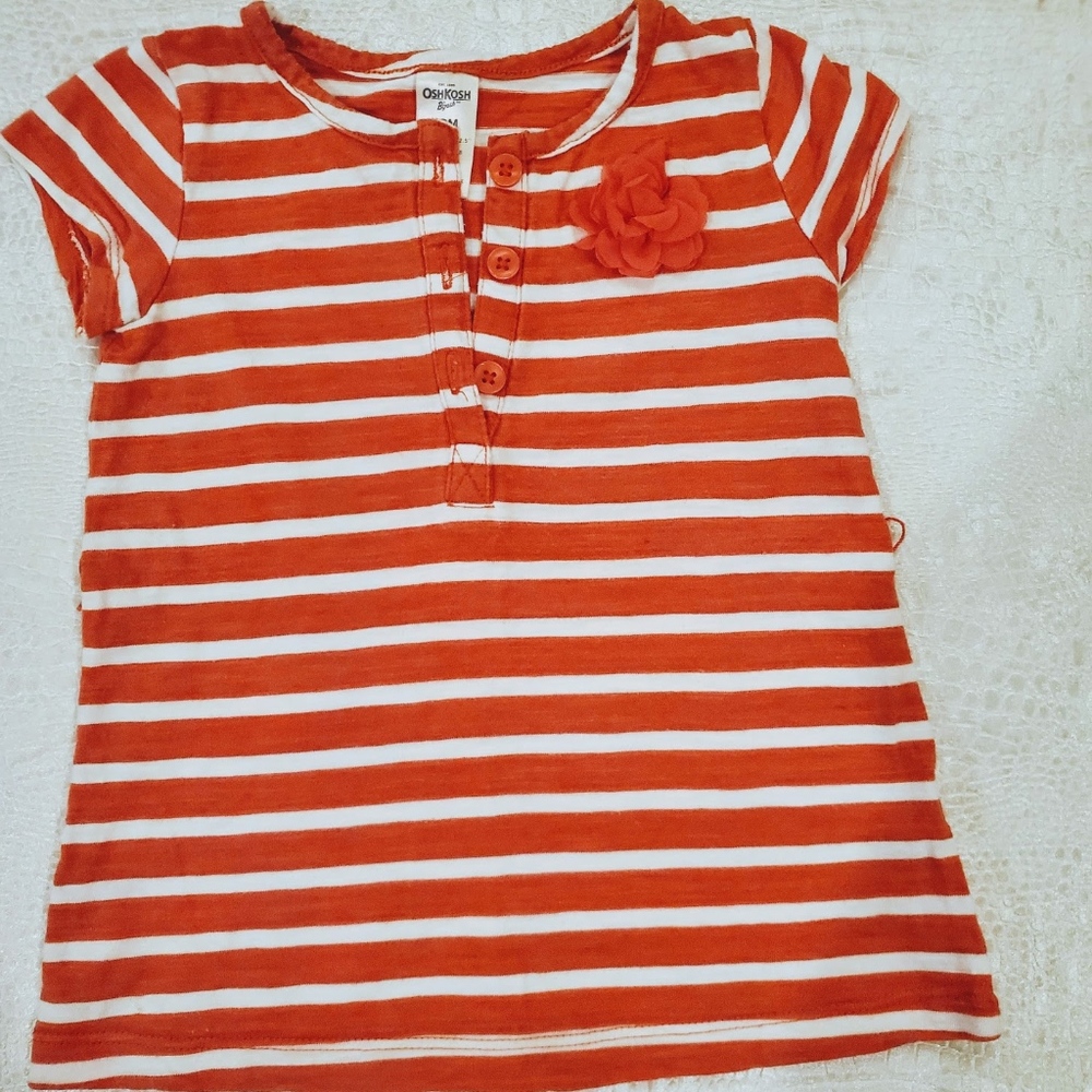 4for$20!! Striped tunic size 18m